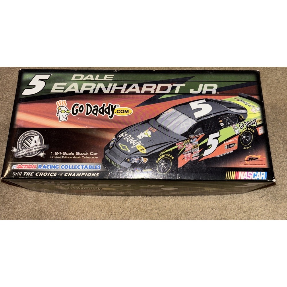 Dale Earnhardt Jr 2008 GoDaddy Nascar 1/24 Diecast #5 Action Nationwide DIN#2023